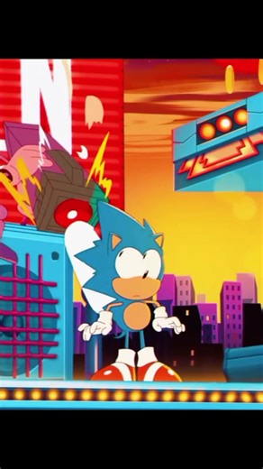 Sonic explodes and gets sent back to the title screen 😭 #sonicthehedgehog #sonic #classicsonic #meme #perfecttiming