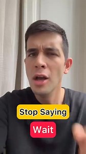 Stop Saying "Wait", learn English alternatives #pocenglish #englishvocabulary #vocabulary | pocenglish