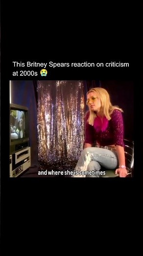 Britney Spears reacting to criticism (2000)