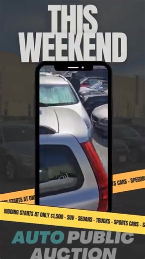 Saturday Auto Public Auction Is TODAY 🔥🚗 The lot is ready and the bidding goes live at 10 AM. If you’re looking for a real deal on your next ride, today’s your chance to show up, walk the lineup, and compete to win. ⭐ Why you should pull up today: • Open to the public • Fresh inventory on the lot • Sedans, SUVs, trucks more • Bidding starts at just $1,500 • Live auction energy you don’t want to miss ⏰ Today (Saturday) at 10 AM 📍 798 E 12th St, Los Angeles, CA (rooftop, enter through the alley