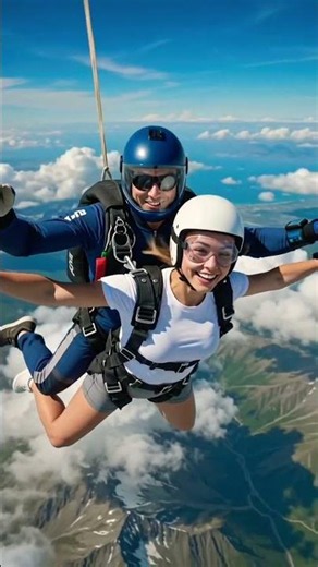 The Most Amazing Skydiving Experience Ever! 🌤️ skydive #skydiving #crazy #fun