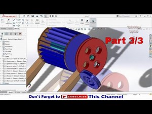 Run of River Floating Hydro Turbine Design and Assembly in SolidWorks 3 / 3