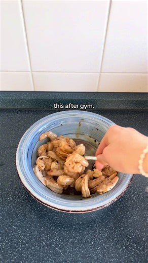 High Protein Shrimp Dinner for Gym Gains