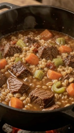 How to make the perfect beef and barley stew #cooking #tutorial #beefstew