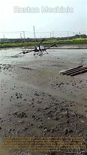 The Future of Farming: Why This Drone is Replacing Tractors in Rice Paddies