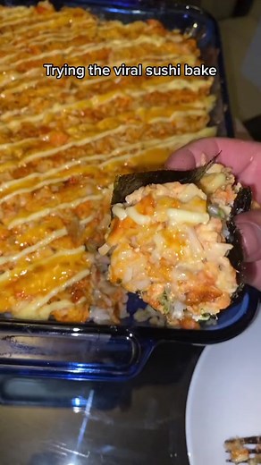 Delicious Salmon Sushi Bake Recipe