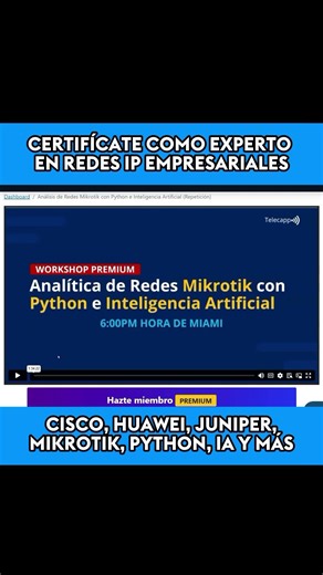 ¡La Ruta para ser Experto en Cisco, Huawei, Juniper, Mikrotik, Python y más!