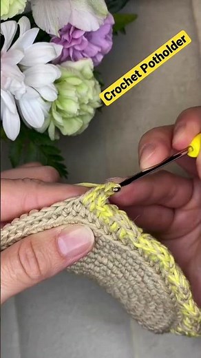 Crochet Potholder Preview Tutorial