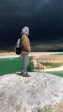 🌊 The Dead Sea: A Place Where You Float Without Swimming! 😱 #shorts #deadsea #jordan #travel