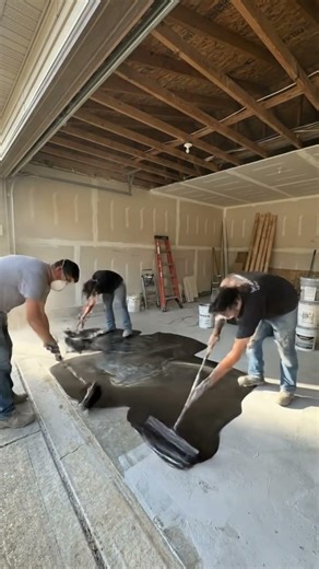 Messy Garage to Epoxy Luxury! 🚗✨ | Modern Stylish Transformation 😱🔥