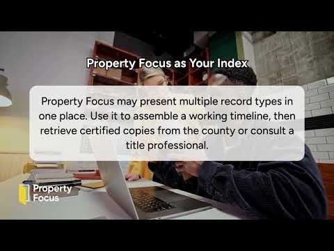 One Report Property Timeline From First Record to Today