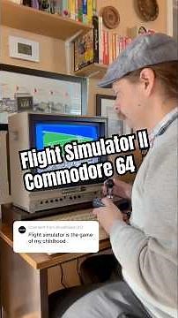 Flight Simulator II for the Commodore 64 1984 SubLogic #retrocomputing #retrogaming #80s