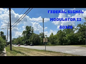 August 6th, 2022 Federal Signal Modulator II 8032B Tornado Siren Test, Shelby Township MI