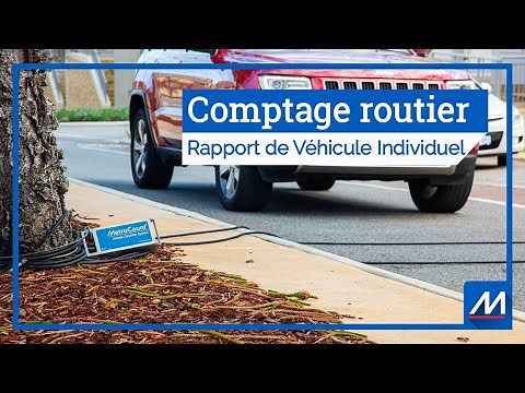 Comptage routier avec le système MetroCount