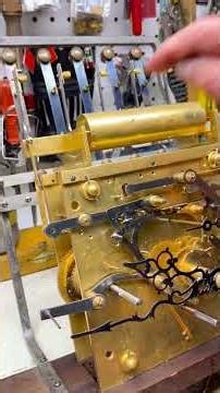 These Tiny Pins Control a Clock’s Chime 🔔 #clockrepair #antiqueclocks