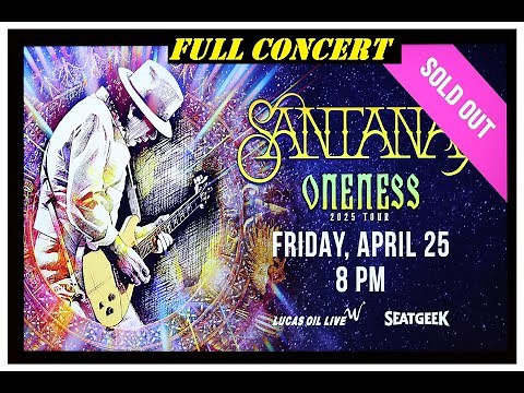 SANTANA Oneness Tour 2025 FULL CONCERT at WinStar World Casino