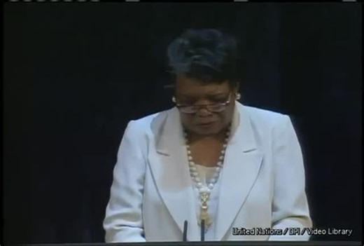 “A Brave and Startling Truth” — spoken by Dr. Maya Angelou at the United Nations’ 50th Anniversary in 1995. To close our “Maya in Her Own Words” series, we return to Dr. Angelou’s literal voice — steady, urgent, and timeless. In this historic address, she reminds us of our shared responsibility to one another and the courage required to shape a more just world. As Black History Month comes to a close, we listen — not just to remember, but to carry her words forward. Because now, more than ever,
