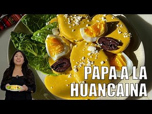 How To Make Peruvian Papa a La Huancaina Recipe: Creamy, Cheesy, Spicy Sauce Over Potatoes!