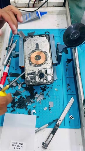 iPhone backshell change #viral #shortvideos #foryou #repair #technolyge #tech #fyp #short #video