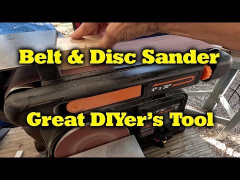 Table top Belt and Disk sander - I NEEDED this!