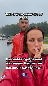 🚨 TRIGGER WARNING-flood. I remember Jameesa posting that her mom was stuck in the floodwaters, down behind Cash Saver where they lived. Lisa Box had become a good friend of mine, and I loved her whole family, so without hesitation I said to Jon, let’s get in the truck and see if we can go down there and get Lisa. At the same time, Susan Curtis had sent me a video of where she lived over in Tall Trees. She was wanting to go get a sausage and biscuit, and they couldn’t get out of their road. I ju