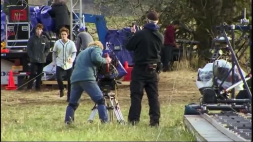 Twilight Saga Behind The Scenes: Edward Running Baseball Scene
