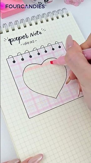 Pink heart sticky note to-do list 💗