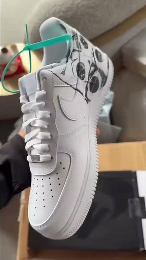 Nike Air Force 1 x Comme des Garçons x Supreme – White Detail ✨ #shorts
