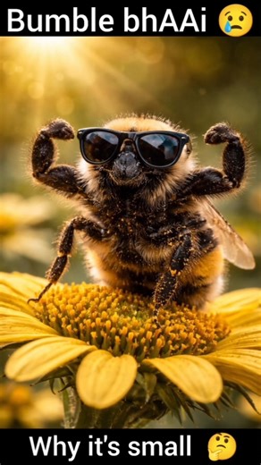 The fluffy giant Bumble bee.. small in size, powerful in purpose.. #insects #bumblebees #shorts