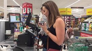 18K views · 206 reactions | The Edge 30 promo inside Countdown (genius) continued tonight, and took a turn for the worse when Steph got caught with a declining card trying to buy lube, condoms and a cucumber... | The Edge Nights | Facebook