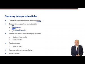 Statutory Interpretation Rules - ACCA Corporate and Business Law (LW) (ENG)