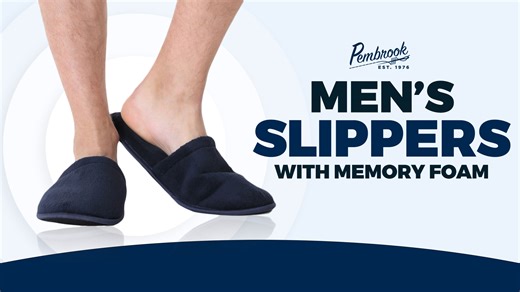 Watch Men＇s Slippers With Memory Foam on Amazon Live