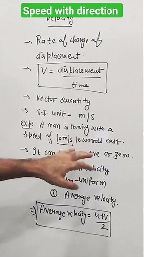 velocity | class 9 science