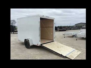 2025 Cross Trailers Cargo Trailer 6X10 Single Axle Ramp D...