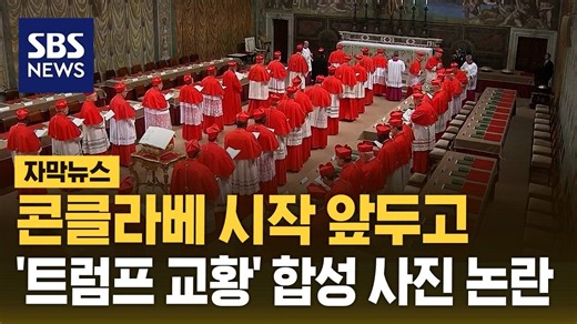 [자막뉴스] "교황 되고 싶다"더니…트럼프 합성사진에 "조롱 말라"
