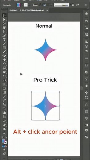 Gemini Logo Design in Adobe Illustrator ⚡