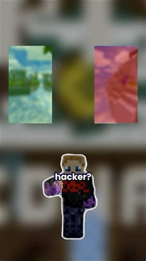 Can You Spot the Minecraft Hacker #minecraft #shorts #challenge