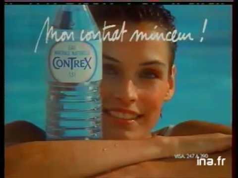 Publicité CONTREX Avec Famke Janssen [ 1988 ]