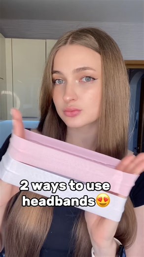 2 ways to use headbands 🔥 #hairstyle