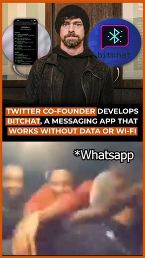 TWITTER CO-FOUNDER JACK DORSEY DEVELOPS BITCHAT,A MESSAGING APP THAT WORKS WITHOUT DATA OR WI-FI #ai