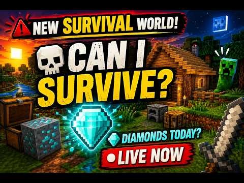 ⚔️ Every Death Makes Me Stronger! Minecraft Survival LIVE