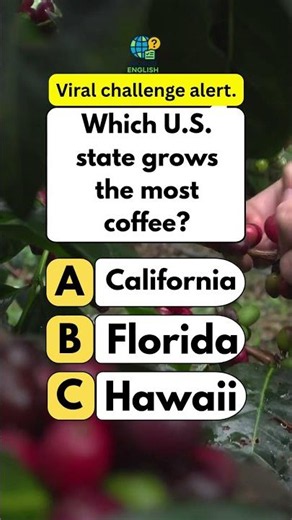 209 QUIZ Which U S state grows the most coffee?