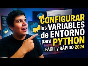 como CONFIGURAR las VARIABLES de ENTORNO para PYTHON 🚀