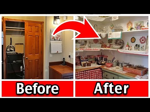 How I Organized My New Kitchen Pantry! Pantry Organizing And Decorating Ideas