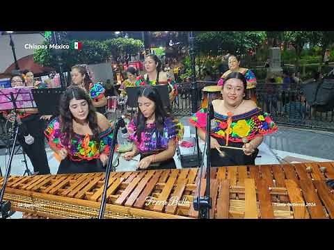 MARIMBERAS ORQUESTA Parque de la Marimba Tuxtla Gutiérrez Chiapas México música tradicional mexicana