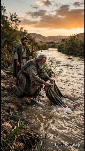 🔥 Quando Elias Tocou as Águas, o Impossível Aconteceu! | O Rio Jordão se Abriu.