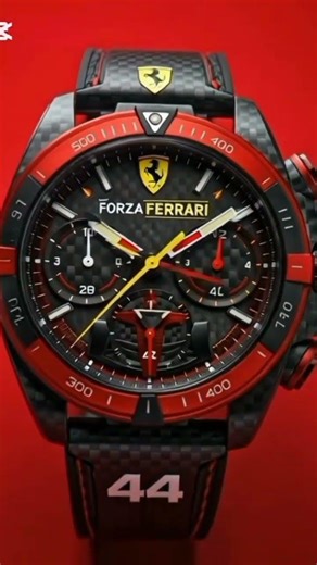 F1 Ferrari Concept Watch delivers speed, power, precision with bold racing design and luxury feel.