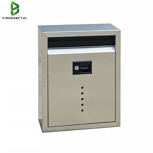 [Hot Item] Custom Sheet Metal Stainless Steel Modern Design Apartment Mailbox