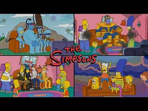 50 Movie and TV References in THE SIMPSONS' Couch Gags