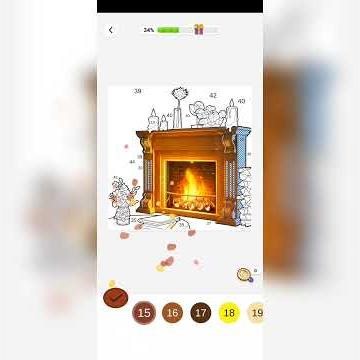 Warm Fireplace on Grid Notebook #shorts